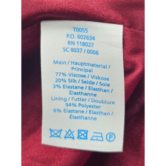 Women's - Boden Lorna Velvet Pencil Skirt, Size 12 - Picture 6 of 7